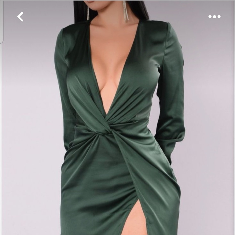 Fashion Nova Green Dress